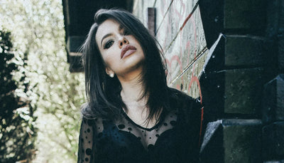 Ein modernes Korsett im Gothic-Stil