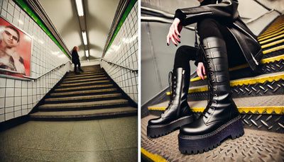 Auswahl an Accessoires für gotische Schuhe